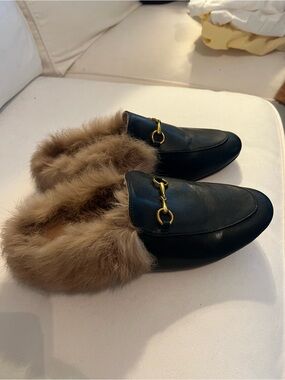 Arqa Fur Mule Slides